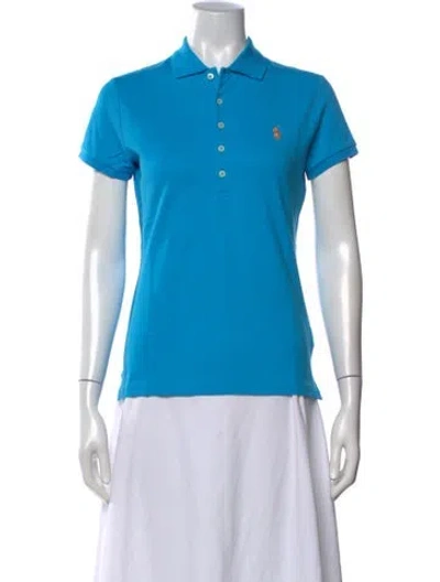 Pre-owned Polo Ralph Lauren Short Sleeve Polo W/ Tags In Blue