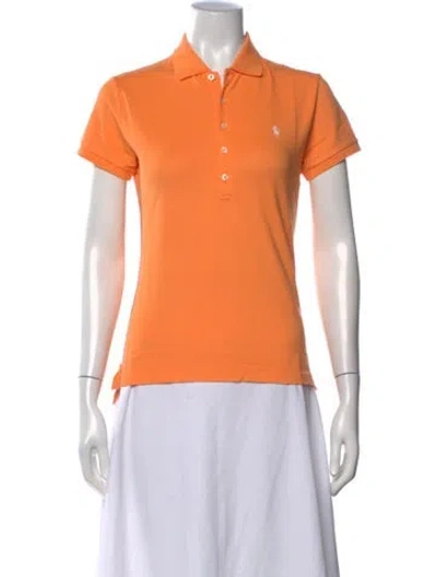 Pre-owned Polo Ralph Lauren Short Sleeve Polo W/ Tags In Orange