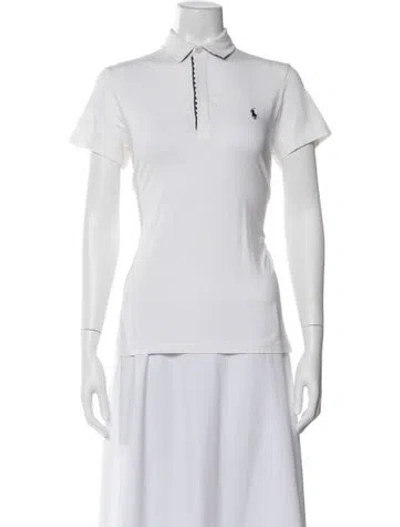 Pre-owned Polo Ralph Lauren Short Sleeve Polo In White