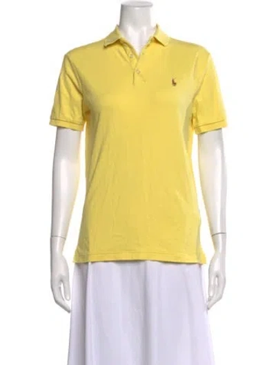 Pre-owned Polo Ralph Lauren Short Sleeve Polo In Yellow