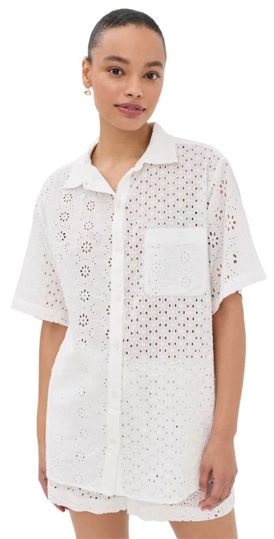 Polo Ralph Lauren Short Sleeve Shirt & Shorts Set White