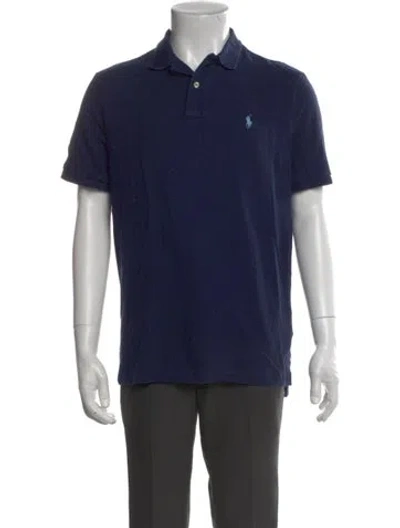 Pre-owned Polo Ralph Lauren Short Sleeve Shirt In Blue