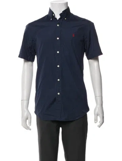 Pre-owned Polo Ralph Lauren Short Sleeve Shirt In Blue