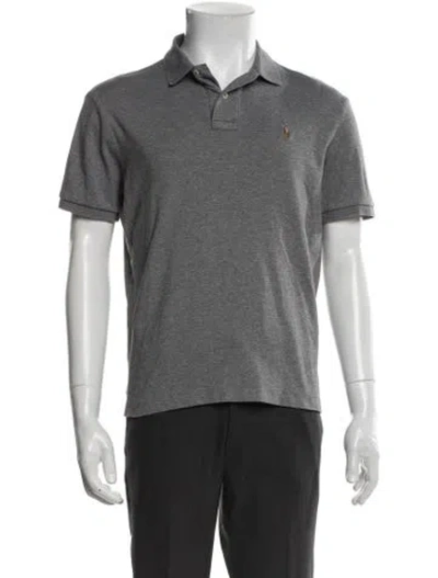 Pre-owned Polo Ralph Lauren Short Sleeve Shirt In Gray