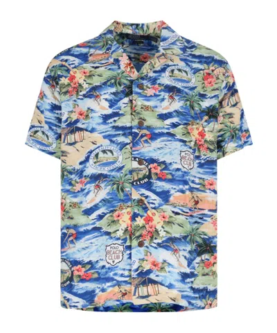 POLO RALPH LAUREN POLO RALPH LAUREN GRAPHIC PRINTED SHORT-SLEEVED SHIRT