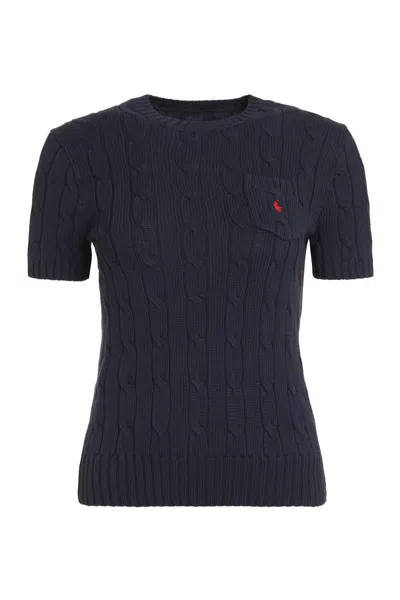 POLO RALPH LAUREN SHORT SLEEVE SWEATER