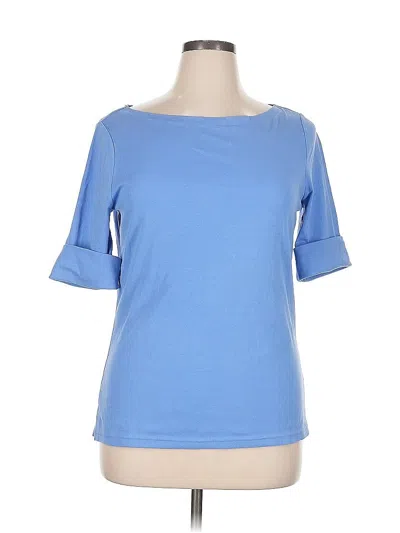 Pre-owned Polo Ralph Lauren Short Sleeve T-shirt In Blue