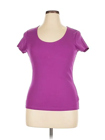 Pre-owned Polo Ralph Lauren Short Sleeve T-shirt In Purple