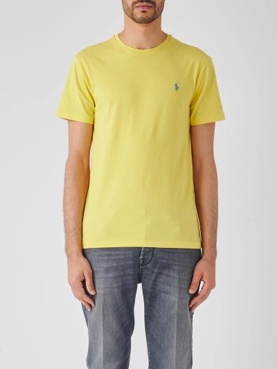 Polo Ralph Lauren Short Sleeve T-shirt T-shirt In Giallo