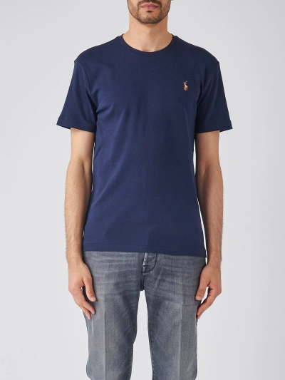 Polo Ralph Lauren Short Sleeve T-shirt T-shirt In Navy