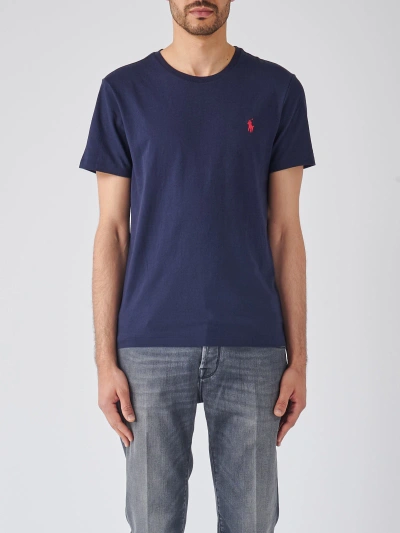 Polo Ralph Lauren Short Sleeve T-shirt T-shirt In Navy