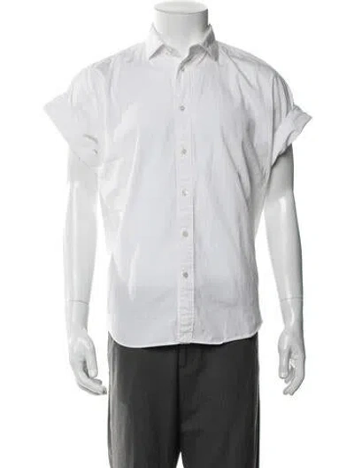 Pre-owned Polo Ralph Lauren Short Sleeve Top In White