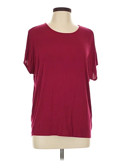 Pre-owned Polo Ralph Lauren Short Sleeve T-shirt In Burgundy