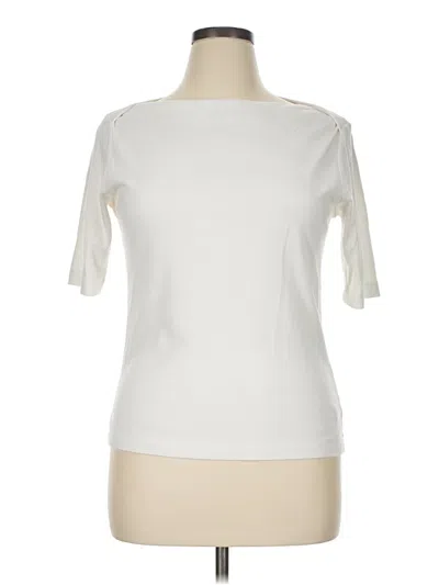 Pre-owned Polo Ralph Lauren Short Sleeve T-shirt In Ivory