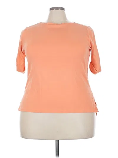 Pre-owned Polo Ralph Lauren Short Sleeve T-shirt In Orange
