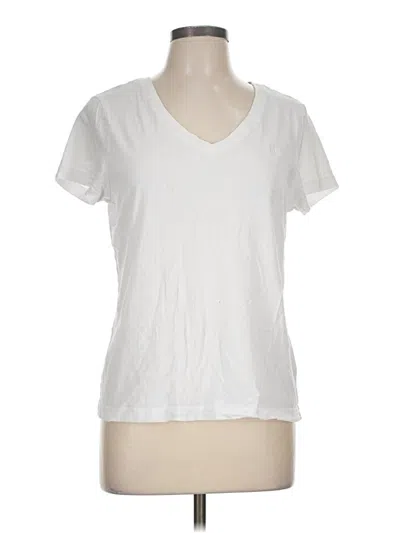 Pre-owned Polo Ralph Lauren Short Sleeve T-shirt In White