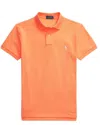 Polo Ralph Lauren X Wimbledon Cotton Mesh Polo Shirt In Orange