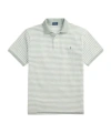 Polo Ralph Lauren Striped Cotton Polo Shirt In Green