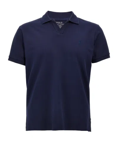 Polo Ralph Lauren Short-sleeved Polo Shirt In Black