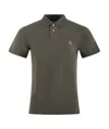 Polo Ralph Lauren Short-sleeved Polo Shirt In Black