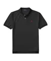 Polo Ralph Lauren Short-sleeve Polo Shirt With Traditional Collar And Embroidered Logo In Black