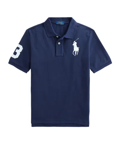 Polo Ralph Lauren Kids' Short-sleeved Polo Shirt In Blue