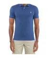 Polo Ralph Lauren Short-sleeved Polo Shirt In Blue