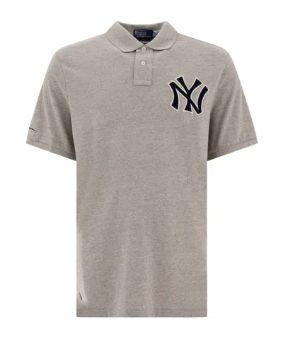 Polo Ralph Lauren Short-sleeved Polo Shirt In Gray