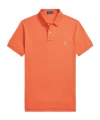 Polo Ralph Lauren Logo-embroidered Straight Hem Polo Shirt In Red