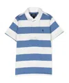Polo Ralph Lauren Pony-embroidered Striped Polo Shirt In White