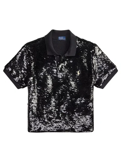 Polo Ralph Lauren Short-sleeved Polo Shirt With Logo In Black