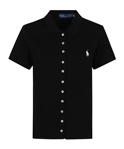 Polo Ralph Lauren Short-sleeved Shirt In Black