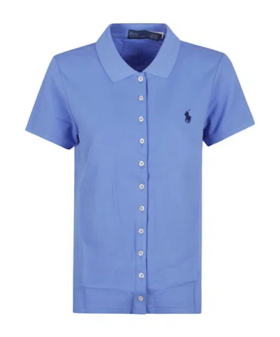 Polo Ralph Lauren Short-sleeved Shirt In Blue