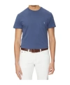 Polo Ralph Lauren Classic Fit Jersey Crewneck T-shirt Man T-shirt Slate Blue Size Xxl Cotton In Blue