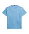 Polo Ralph Lauren Classic Fit Jersey Crewneck T-shirt Man T-shirt Azure Size L Cotton In Blue