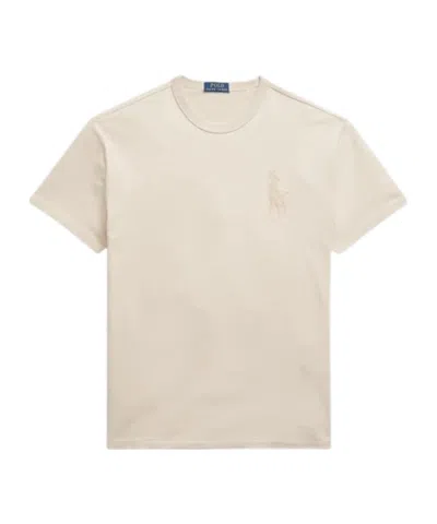 Polo Ralph Lauren Short-sleeved T-shirt In Nude
