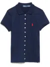 Polo Ralph Lauren Polo Pony-embroidered Shirt In Newport Navy