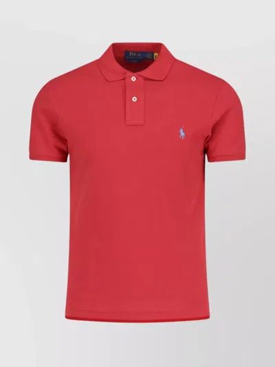 Polo Ralph Lauren Short Sleeves Polo Collar In Red