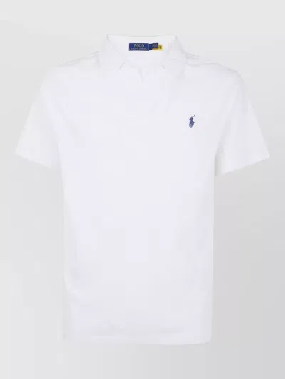 Polo Ralph Lauren Short Sleeves Polo Shirt Front Pockets In Gray