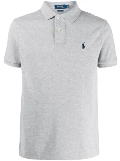 Polo Ralph Lauren Short Sleeves Polo Shirt In Grey