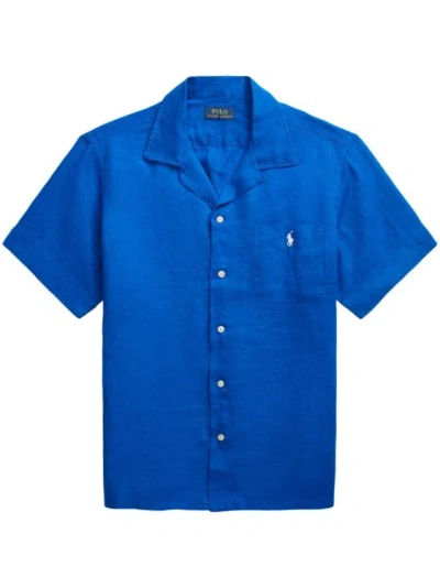 Polo Ralph Lauren Short Sleeves Shirt In Blue