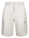 Polo Ralph Lauren Cargo Shorts Featuring Multiple Pockets In White