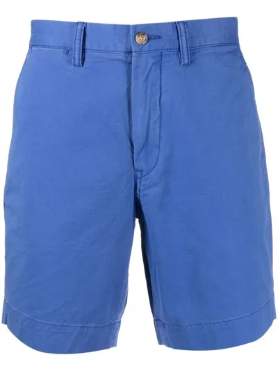 Polo Ralph Lauren Four-pocket Cotton Chinos Shorts In Blue
