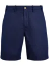 Polo Ralph Lauren Maritimes Cotton-linen Shorts In Blue