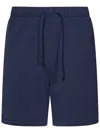 Polo Ralph Lauren Polo Pony Cotton Track-shorts In Blue