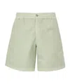Polo Ralph Lauren Mens Drawstring Regular-fit Cotton-poplin Shorts Greenstone In Green