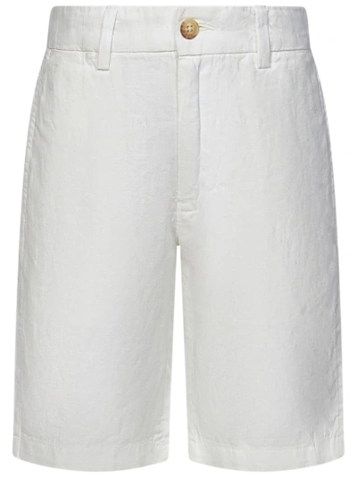 Polo Ralph Lauren Kids' Shorts In Bianco