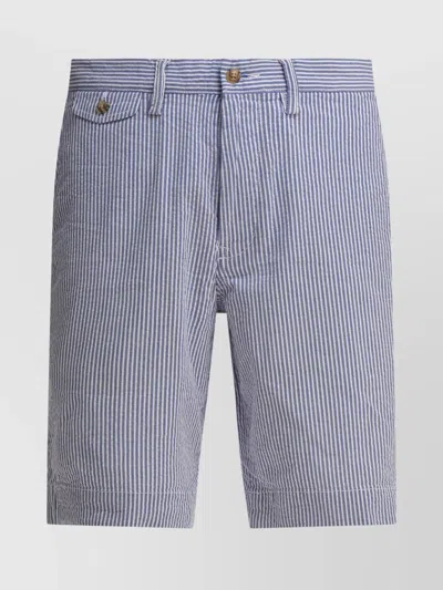 Polo Ralph Lauren Shorts With Belt Loops And Pockets