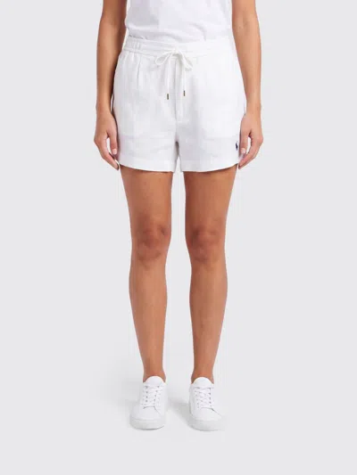 Polo Ralph Lauren Shorts Woman In White