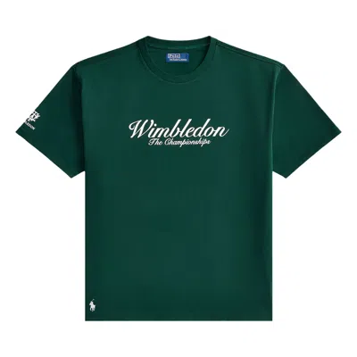 Pre-owned Polo Ralph Lauren Short-sleeve Crewneck T-shirt 'moss Agate' | Green | Men's Size M